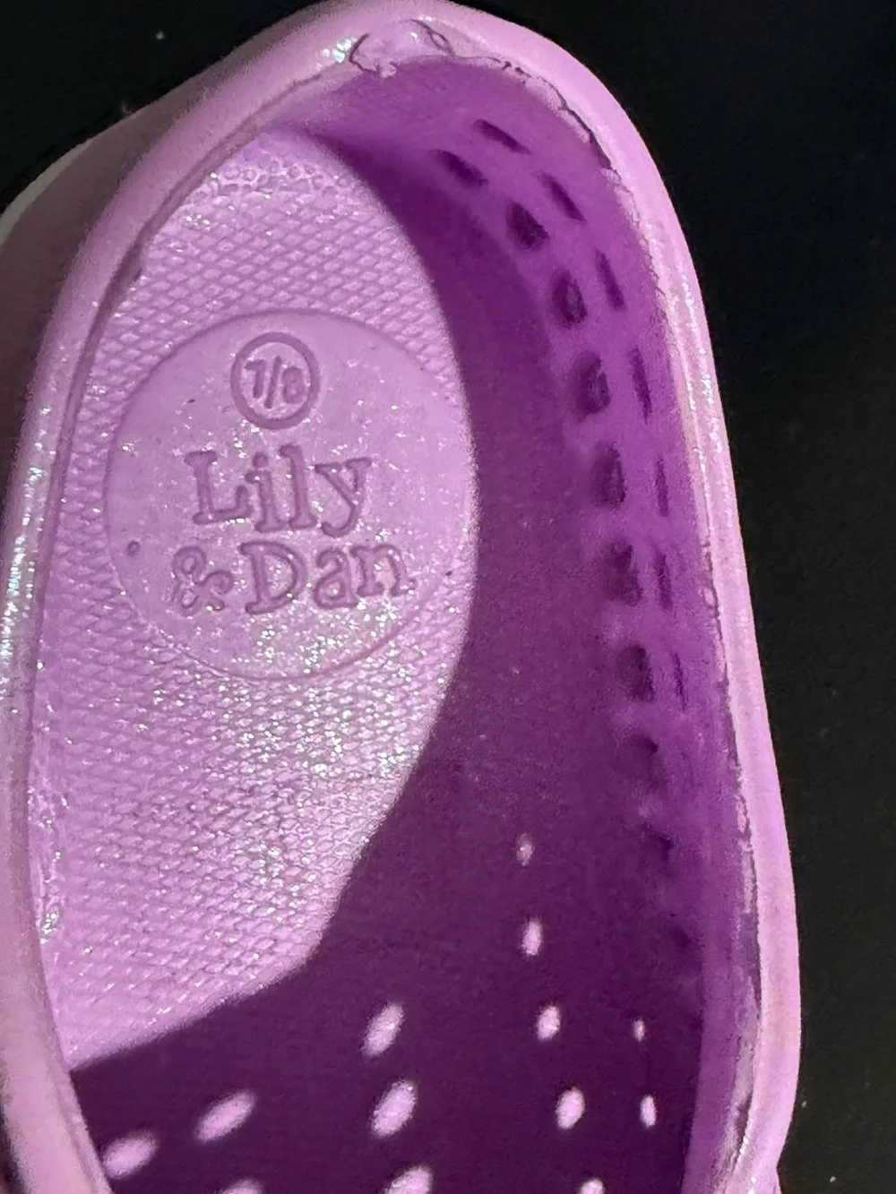 Kids' Pink Slip-On Perforated Sneakers with White Toe